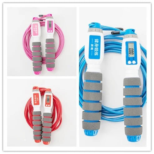 Electronic Counting Jump Rope – Adjustable Fitness Skipping Rope