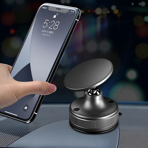 Hepu Strong Suction Magnetic Phone Holder | Secure Dashboard & Windshield Mount