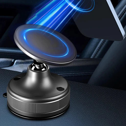 Hepu Strong Suction Magnetic Phone Holder | Secure Dashboard & Windshield Mount