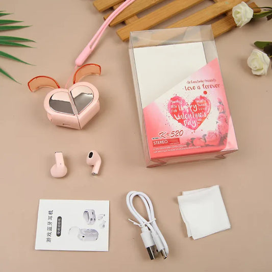 Revoiz Heart Earbuds – Wireless Bluetooth In-Ear Headphones