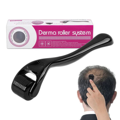 Derma Roller System – Professional Microneedling Tool for Face, Scalp & Beard