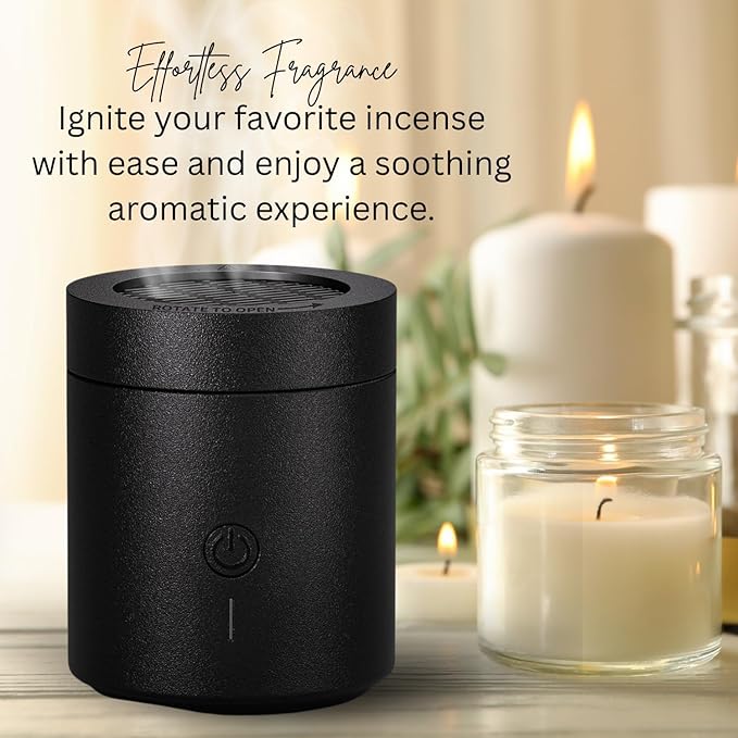 Electric Incense Bakhoor Burner BK-108 | Portable Rechargeable Flameless Burner for Aromatic Oud & Bakhoor