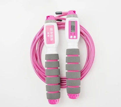 Electronic Counting Jump Rope – Adjustable Fitness Skipping Rope