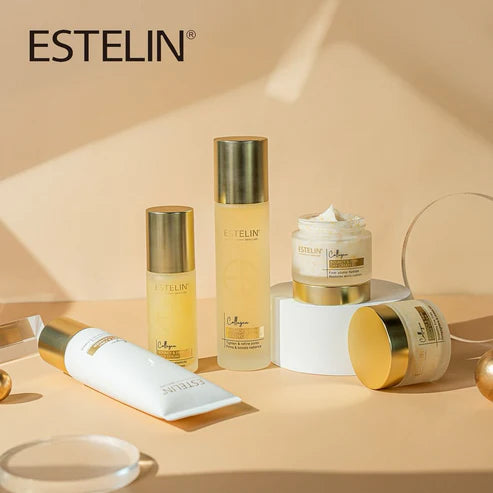Estelin Bouncy & Firm Collagen Skin Care Set (Original) – 6-in-1 Anti-Aging Kit