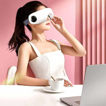 Eye Massaging Tool – USB Rechargeable Portable Eye Massager for Relaxation, Puffiness & Eye Strain Relief