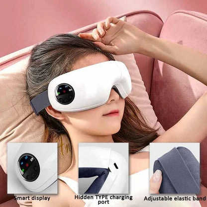 Eye Massaging Tool – USB Rechargeable Portable Eye Massager for Relaxation, Puffiness & Eye Strain Relief