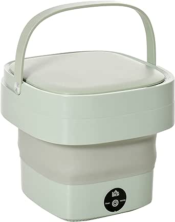 Foldable Mini Washing Machine – Portable Compact Washer for Travel Dorms & Baby Clothes