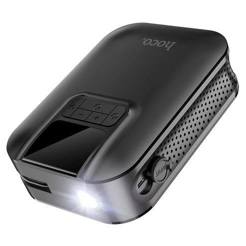 Hoco S53 Portable Smart Air Pump – 10,000mAh Multi-Function Inflator & Car Jump Starter