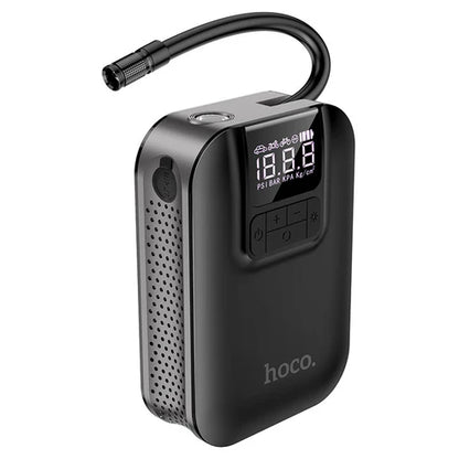 Hoco S53 Portable Smart Air Pump – 10,000mAh Multi-Function Inflator & Car Jump Starter