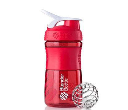 LORDEX Protein Shaker Bottle – 500ml BPA-Free Sports Bottle with Stainless Steel Mixing Ball