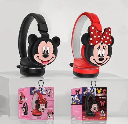 Micker Mickey & Minnie Wireless Headset – Cute Bluetooth 5.3 Stereo Headphones for Kids