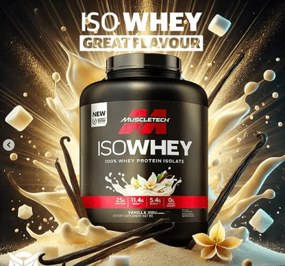 Muscletech- Iso Whey Vanilla (Original) ©
