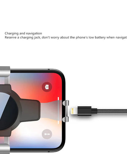 New S4 Gravity Mirror ABS Mobile Phone Bracket Air Conditioning Port Navigation Bracket Gift Customized Mobile Bracket.