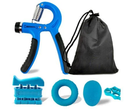 Silicone Grip Ring & Ball Set – Grip Strength Enhancer for Hand, Wrist, and Finger Training (5 pcs)