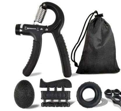 Silicone Grip Ring & Ball Set – Grip Strength Enhancer for Hand, Wrist, and Finger Training (5 pcs)