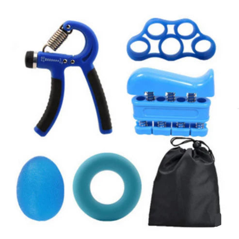 Silicone Grip Ring & Ball Set – Grip Strength Enhancer for Hand, Wrist, and Finger Training (5 pcs)