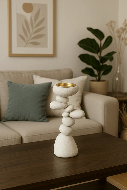 Stone Stack Incense Burner / Candle Holder