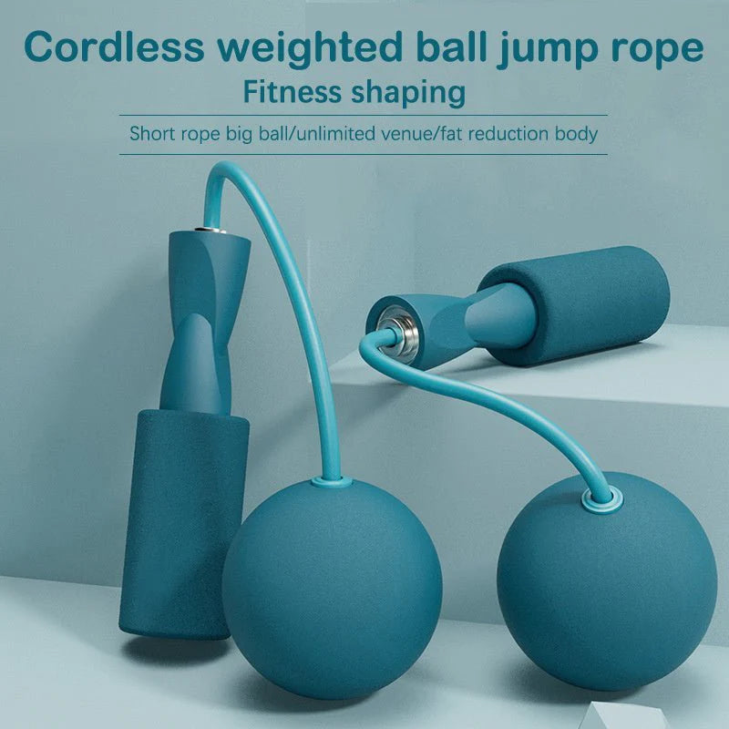 Training Jump Rope Set – Cordless & Adjustable with Silicone Handles